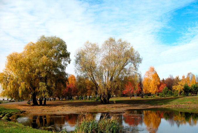 Первомайский парк в Уфе